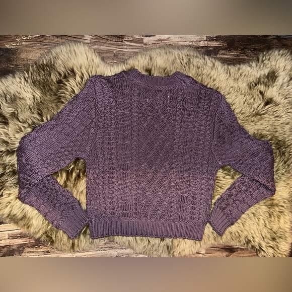 New Aran cropped sweater - Picture 5 of 5